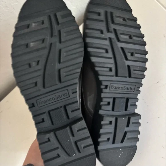 Franco Sarto Women's Charles Oxfords in Gray Patent, Size 7, New In Box - Picture 7 of 9